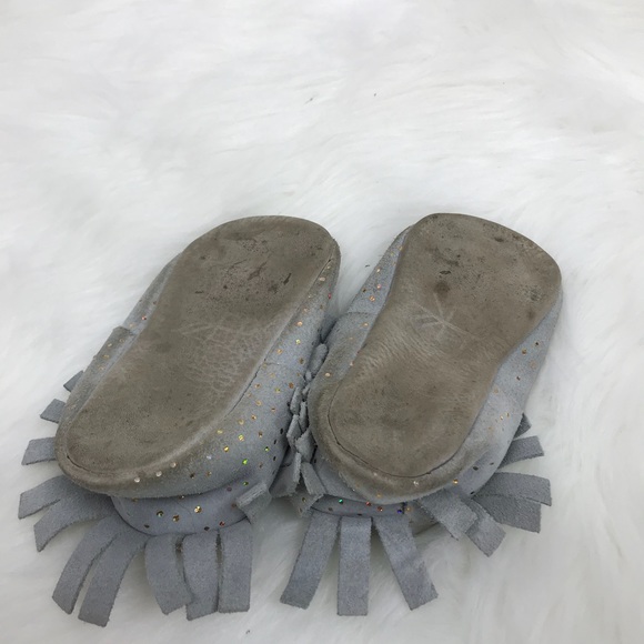 Freshly Picked Gray Gold Confetti Moccasins - Picture 6 of 7